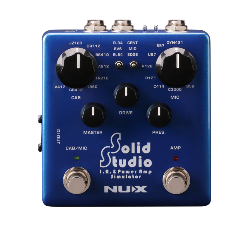 Nux Solid Studio IR Amp Simulator NSS-5 Verdugo Series Pedalino per Ch