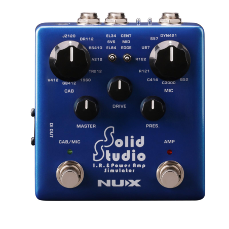 Nux Solid Studio IR Amp Simulator NSS-5 Verdugo Series Pedalino per Ch