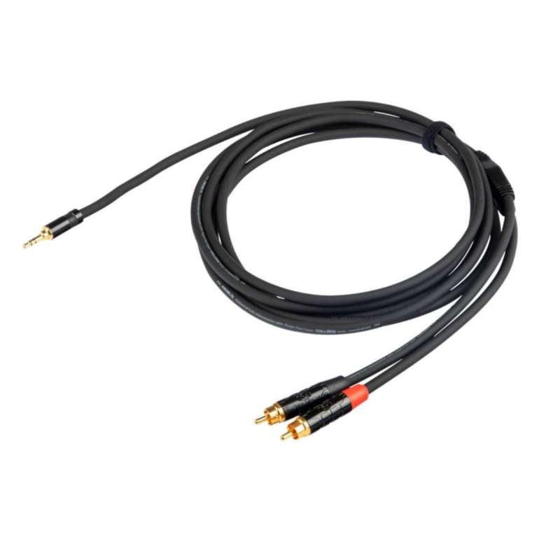 Proel CHLP215LU3 Cavo Y Connettori REAN Jack Stereo 3.5mm 2x 3 mt | Id