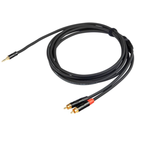 Proel CHLP215LU3 Cavo Y Connettori REAN Jack Stereo 3.5mm 2x 3 mt | Id