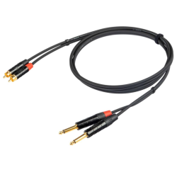 Proel CHLP310LU15 Cavo Stereo Connettori REAN 2x Jack Mono  1,5 mt| Id