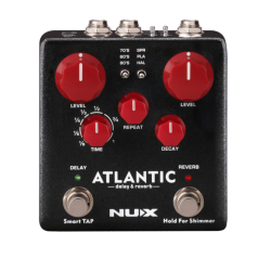 Nux Atlantic NDR-5 Delay & Reverb Pedalino per Chitarra - Verdugo Seri