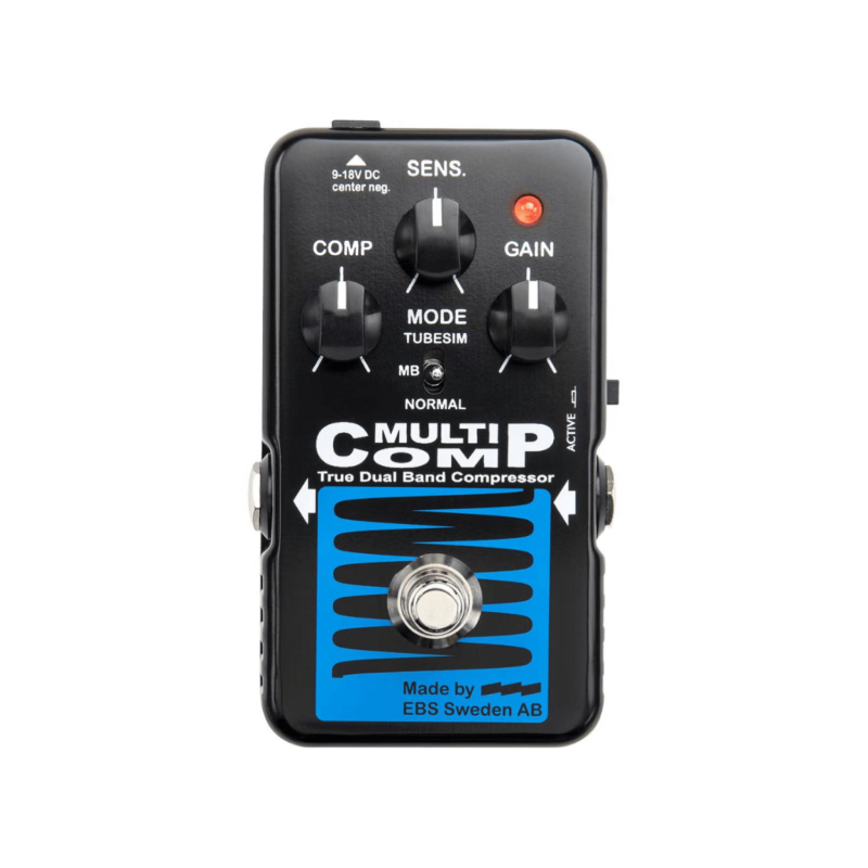 EBS Multi Comp Blue Compressore Pedalino per Basso | Idea Music Store
