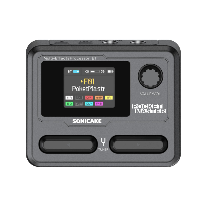Sonicake Pocket Master Nero Pedaliera Multieffetto per Chitarra| Idea 