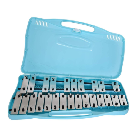 Soundsation AG-25N2 Metallofono 25 Note Argento Con Custodia Rigida | 