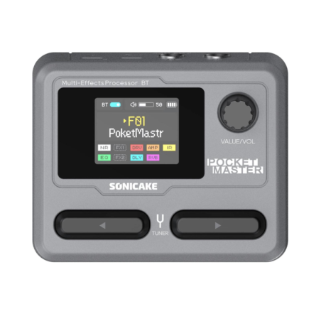 Sonicake Pocket Master Grigio Pedaliera Multieffetto per Chitarra| Ide