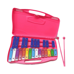 Alysee MT25-C-PK  Metallofono 25 Note Colorate Rosa | Idea Music Store