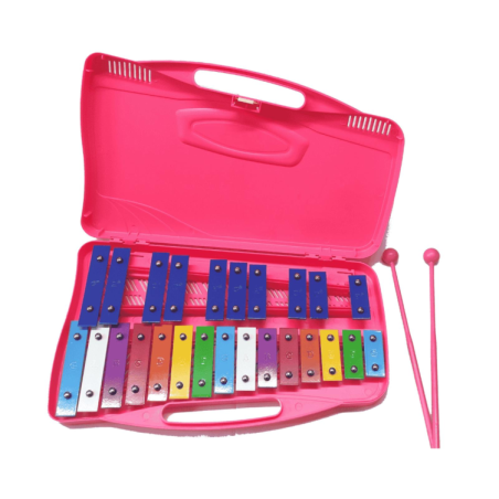 Alysee MT25-C-PK  Metallofono 25 Note Colorate Rosa | Idea Music Store