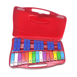 Alysee MT25-C-RD Metallofono 25 Note Colorate Rosso | Idea Music Store
