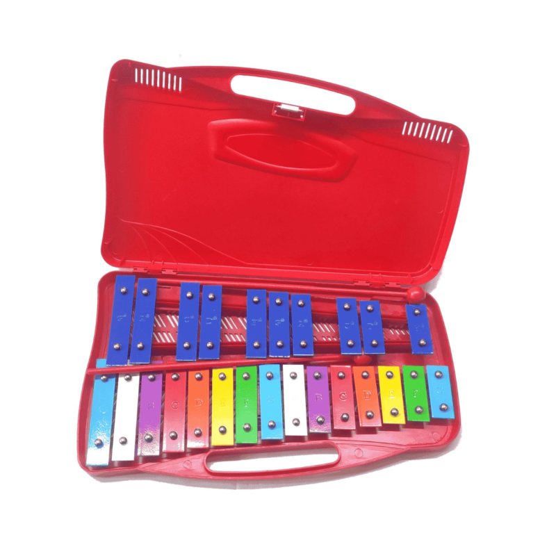Alysee MT25-C-RD Metallofono 25 Note Colorate Rosso | Idea Music Store