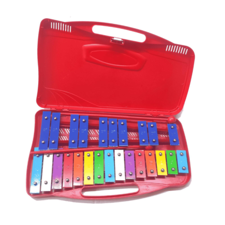 Alysee MT25-C-RD Metallofono 25 Note Colorate Rosso | Idea Music Store