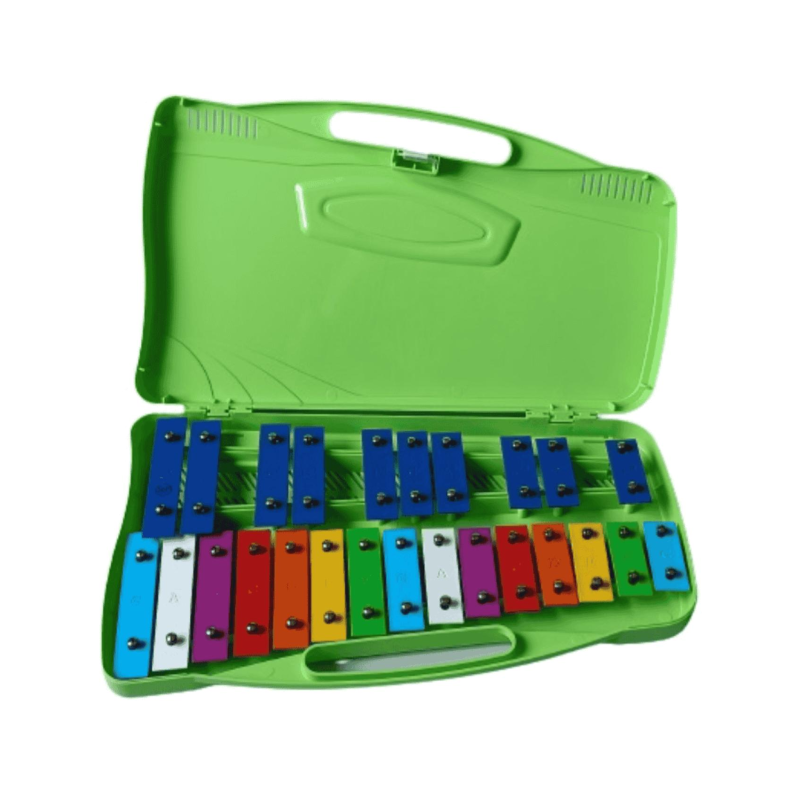 Alysee MT25-C-GR Metallofono 25 Note Colorate Verde | Idea Music Store