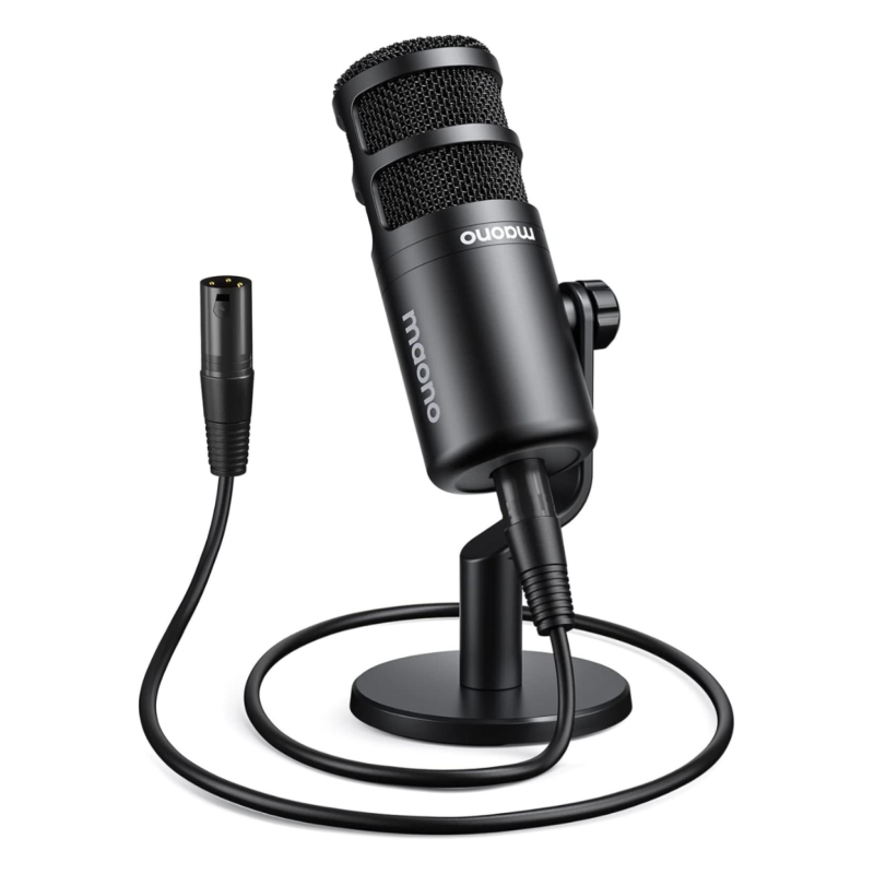 Maono PD100 Microfono Dinamico per Podcast XLR | Idea Music Store