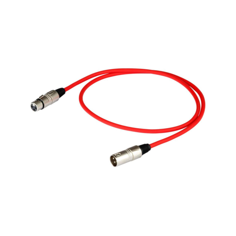 Proel BULK250LU5RD Cavo Bulk Spina Presa XLR 3P Rosso 5 mt | Idea Musi