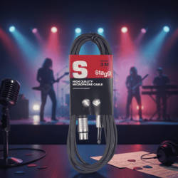Stagg Cavo Microfono Jack Mono Presa XLR 3P | Idea Music Store