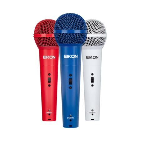 Eikon DM800COLORKIT Kit 3 Microfoni Dinamici per Voce Colori | Idea Mu