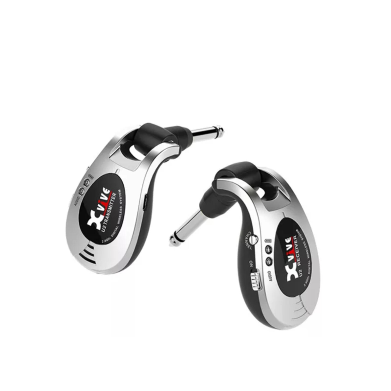 Xvive U2 Sistema Wireless per Chitarra/Basso 2,4 Ghz Argento Silver | 