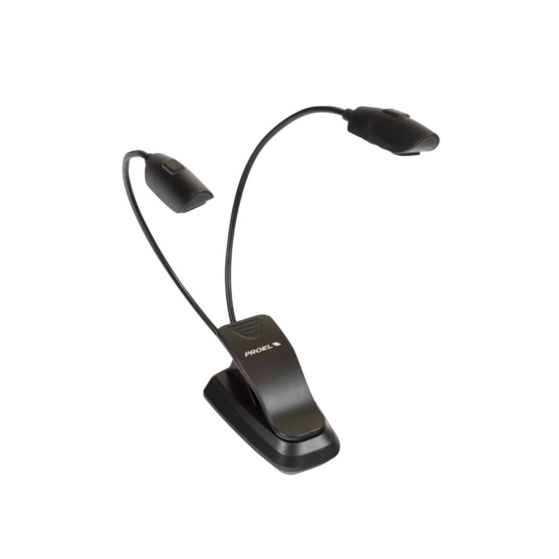 Proel MSLL06 Lampada a Led per Leggio a Pinza Doppio | Idea Music Stor
