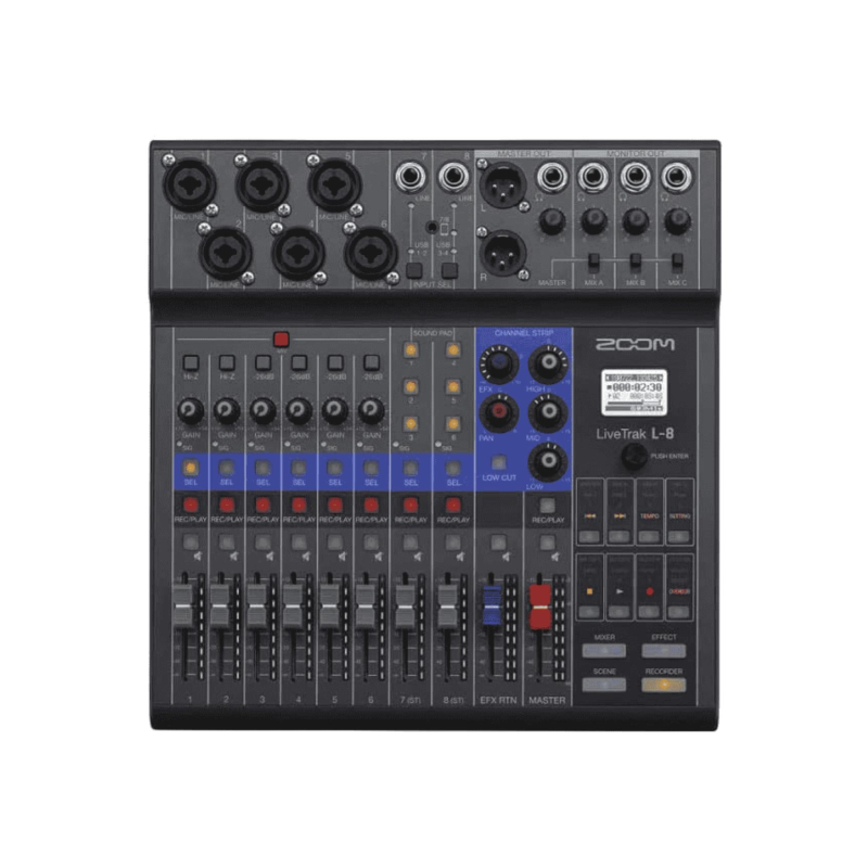Zoom L-8 Mixer Digitale 8 Canali | Idea Music Store