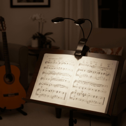 Proel MSLL06 Lampada a Led per Leggio a Pinza Doppio | Idea Music Stor