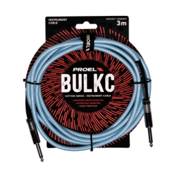 Proel BULK100CLU3BL Cavo Bulk Jack Mono Azzurro 3 mt | Idea Music Stor