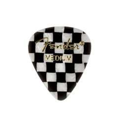 Fender 351 Shape Graphic Plettri Checker Medium - Set da 12 - Idea Mus