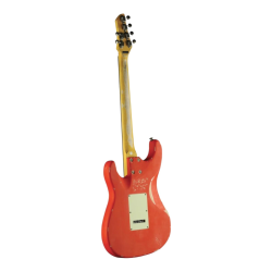 Eko Guitars Aire Relic Fiesta Red Chitarra Elettrica HSS Roasted Maple