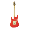 Eko Guitars Aire Relic Fiesta Red Chitarra Elettrica HSS Roasted Maple