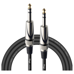 Stagg SYC3/PS2P E Cavo Jack Stereo 6.3mm 3 Metri Schermato - Idea Musi