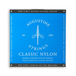Augustine Classic Blue Muta Corde Chitarra Classica Alta Tensione - Id