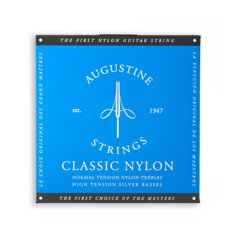 Augustine Classic Blue Muta Corde Chitarra Classica Alta Tensione - Id