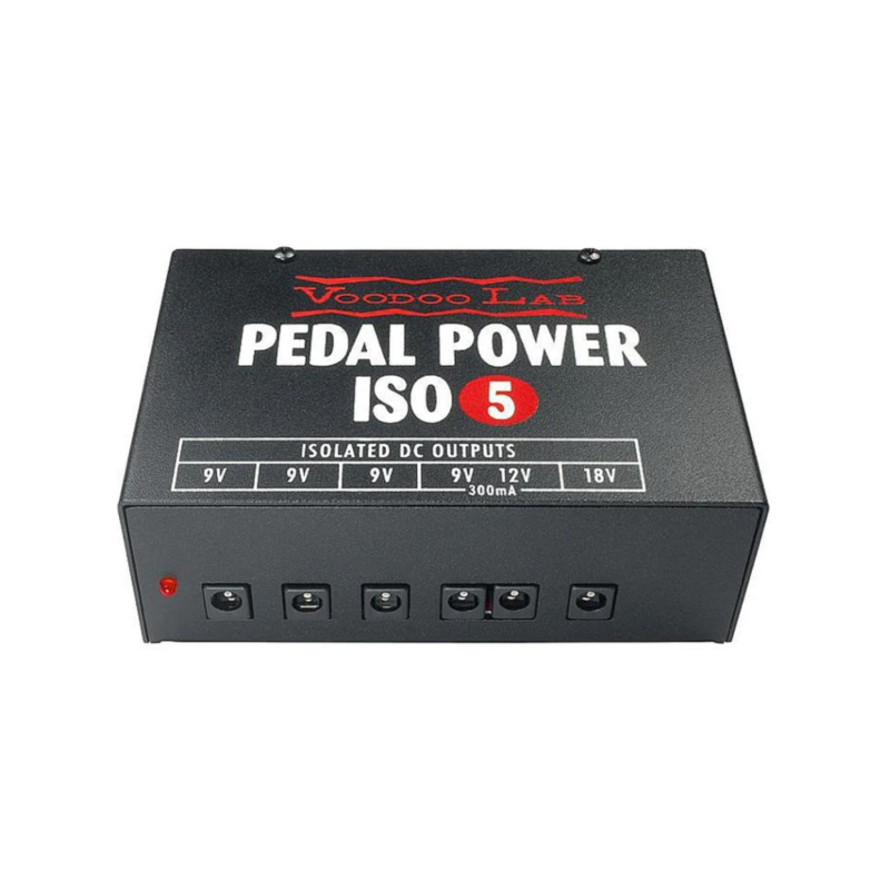 Voodoo Lab Pedal Power ISO 5 Alimentatore Isolato 5 Uscite 9V/12V/18V 