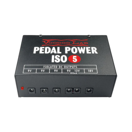 Voodoo Lab Pedal Power ISO 5 Alimentatore Isolato 5 Uscite 9V/12V/18V 
