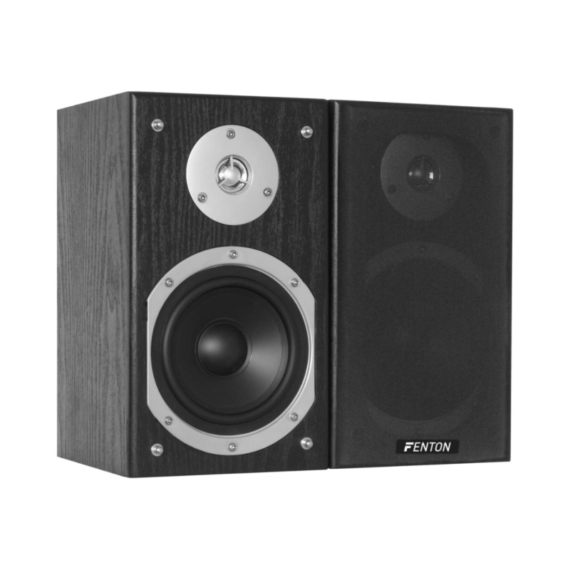 Fenton SHFB55B Coppia Diffusori Hi-Fi 2 Vie 140W Woofer 5" Nero | Idea
