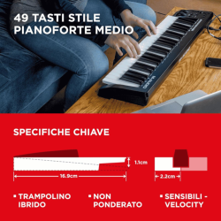 M-Audio Keystation 49 Mk3 Tastiera Controller MIDI USB 49 Tasti | Idea