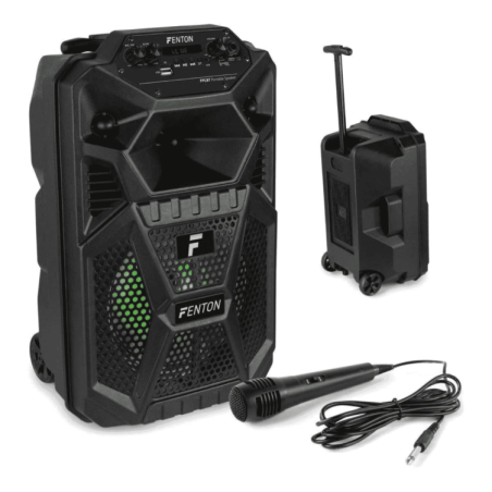 Fenton FT8LED-MK2 Diffusore Portatile 8" LED Bluetooth 300W | Idea Mus